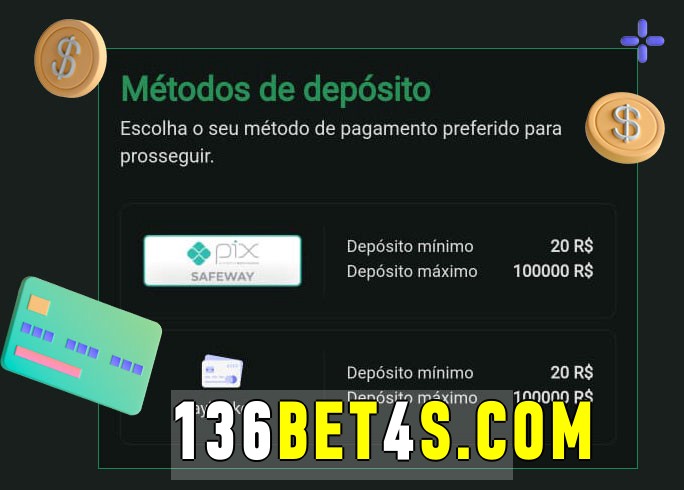 O cassino 136bet4 bet oferece uma grande variedade de métodos de pagamento